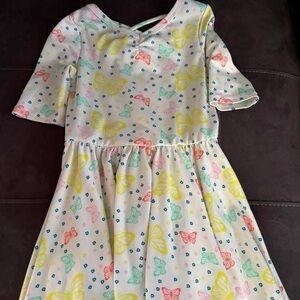 Dot Dot Smile Pastel Butterfly Kids Dress
